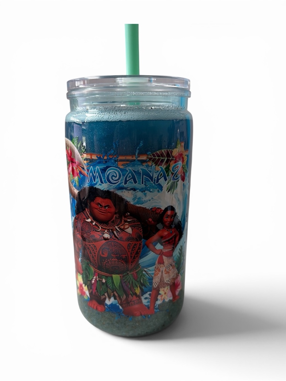 Moana 16 oz Beach Shimmer Acrylic Tumbler Custom Cup